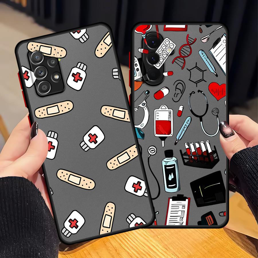 Samsung Galaxy A55 - Cool Nurse Medicine Case for Samsung