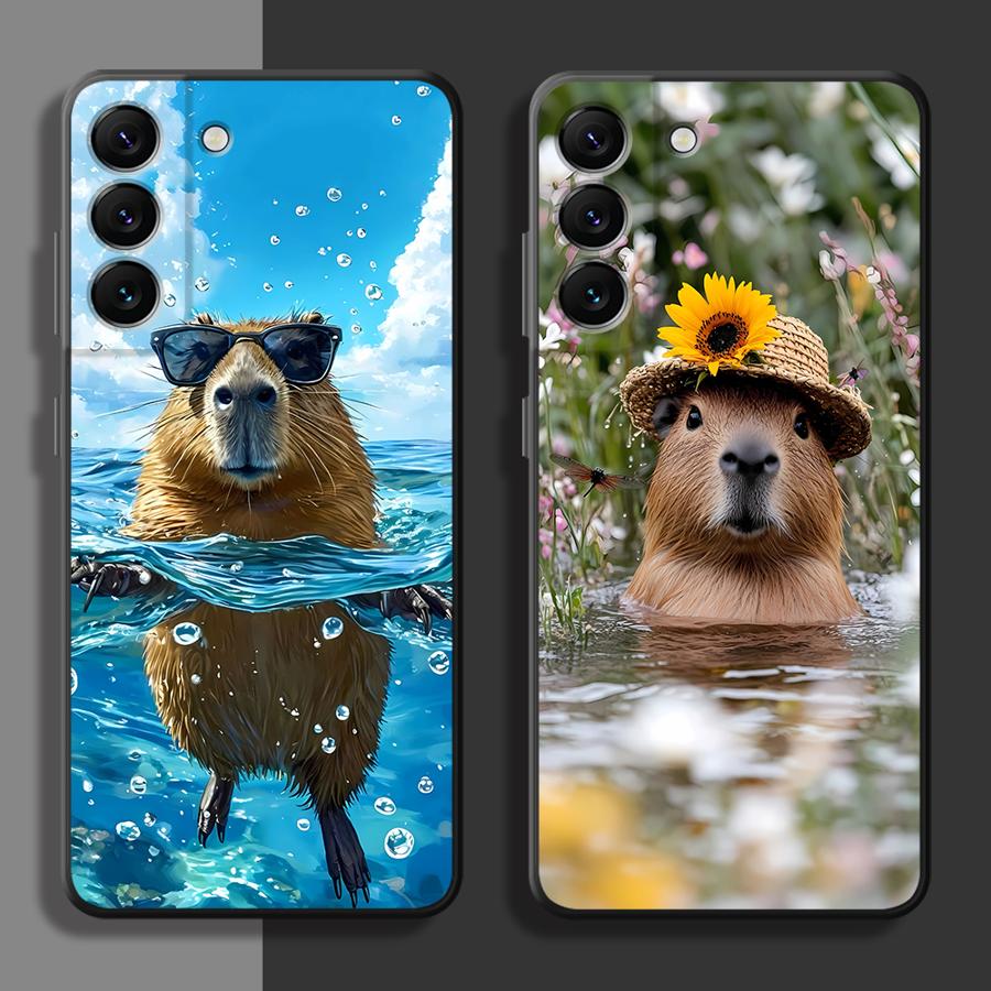 Samsung Galaxy A55 - Vacation Capybara Case for Samsung Galaxy
