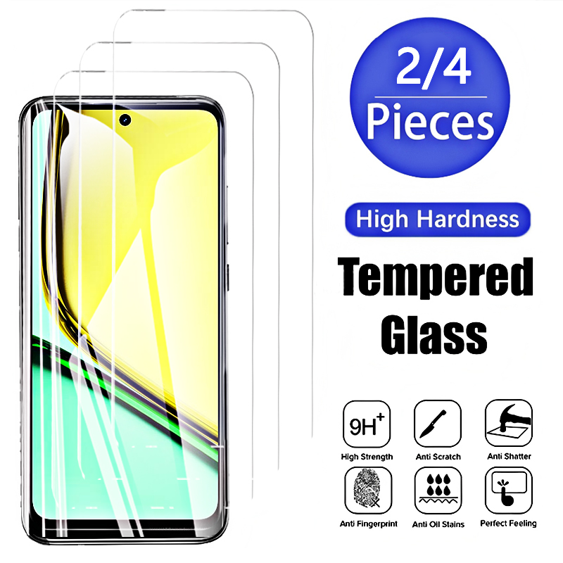 Realme C67 - 4PCS 2PCS Anti-Scratch Tempered Glass for