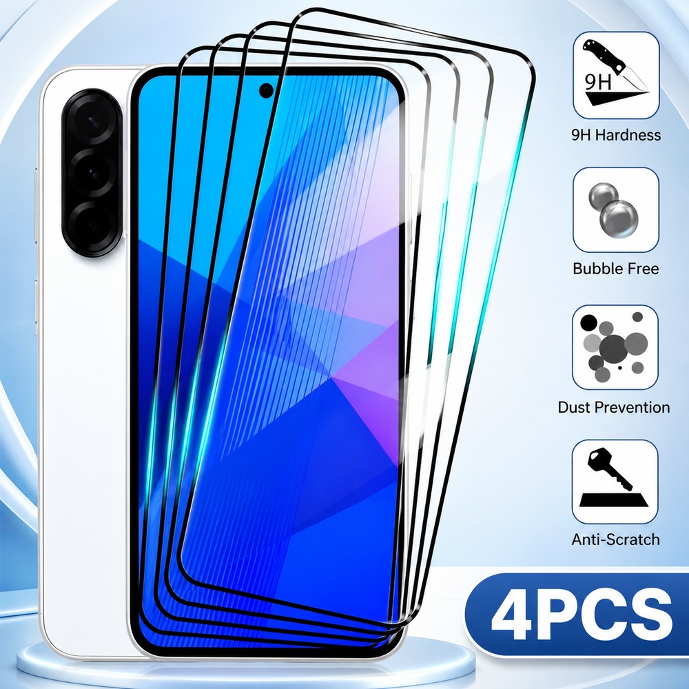 Realme C67 - 4PCS Tempered Glass For Realme C12