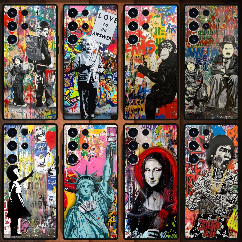 Banksy Graffiti Art  Phone Cas - Samsung Galaxy S24 ulasan dan harga