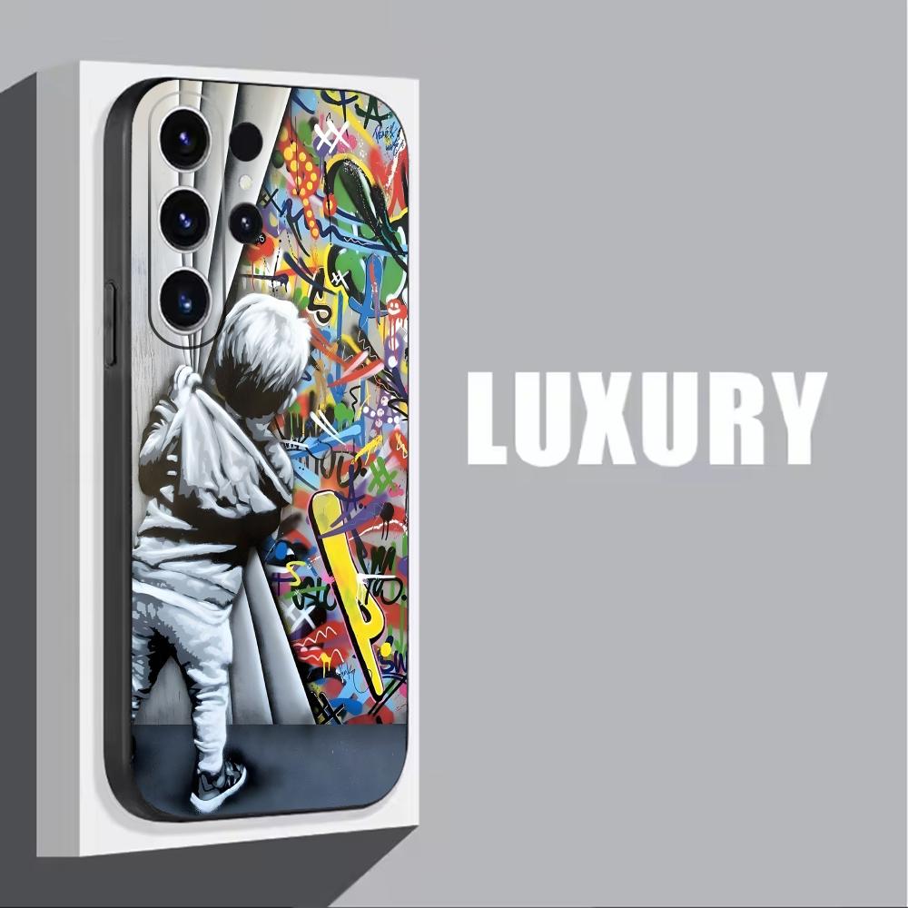 Banksy Graffiti Art  Phone Cas - Samsung Galaxy S24 ulasan dan harga