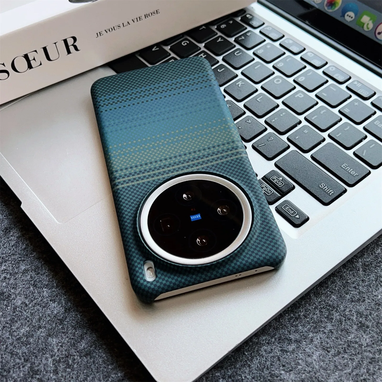Kevlar Carbon Fiber Cover For  - Vivo X200 ulasan dan harga