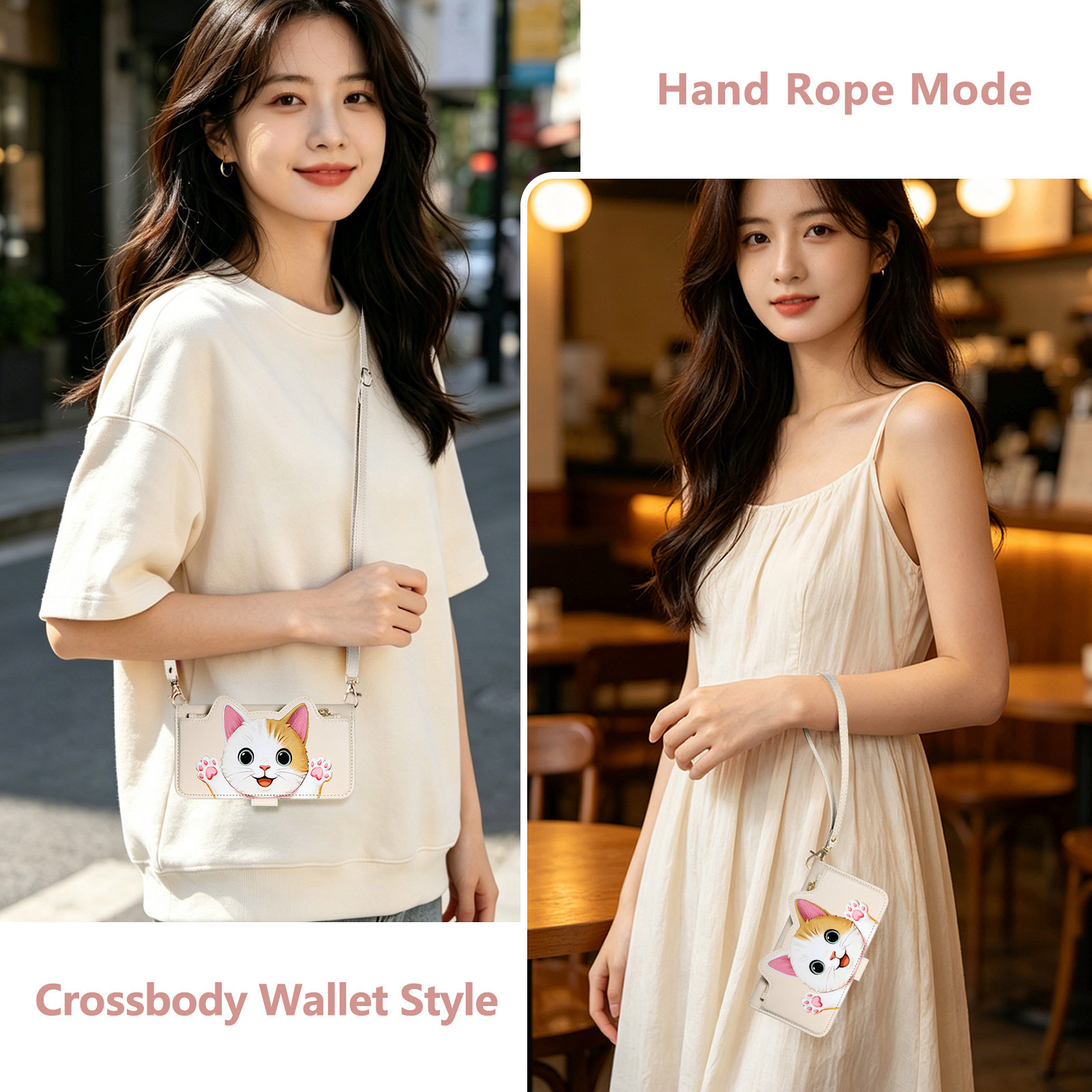 Crossbody Wrist Strap Cartoon  - Oppo Find X8 ulasan dan harga