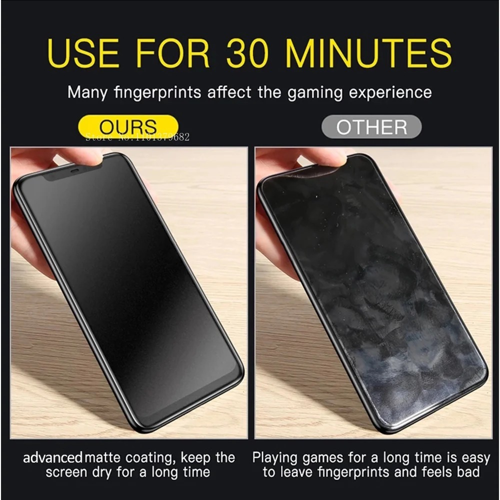 3Pcs Matte Tempered Glass Real - Realme C67 ulasan dan harga
