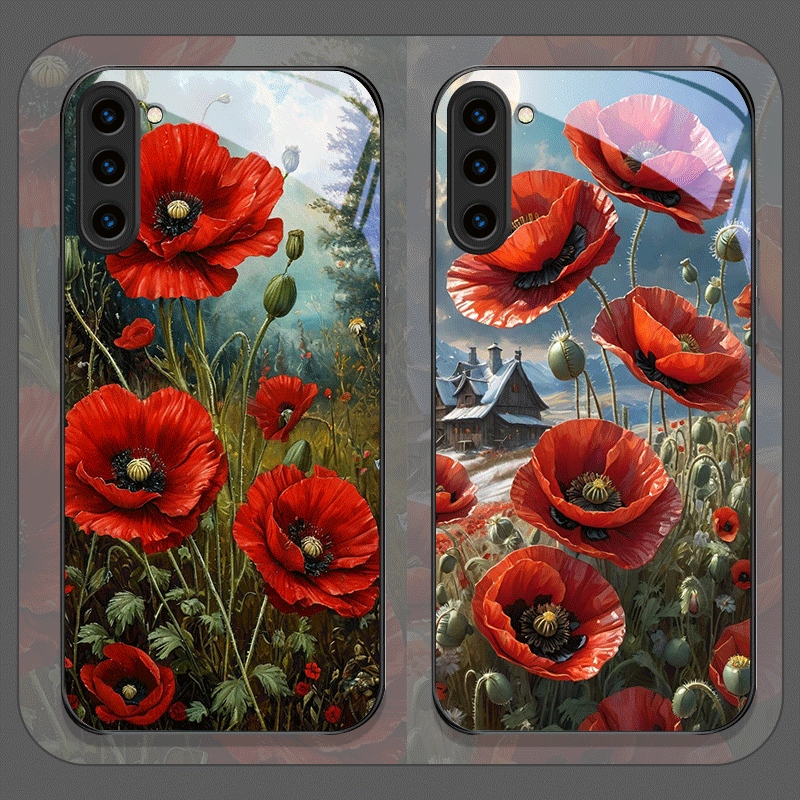 Retro Poppy Flower Bloom Hot R - Samsung Galaxy S24 ulasan dan harga
