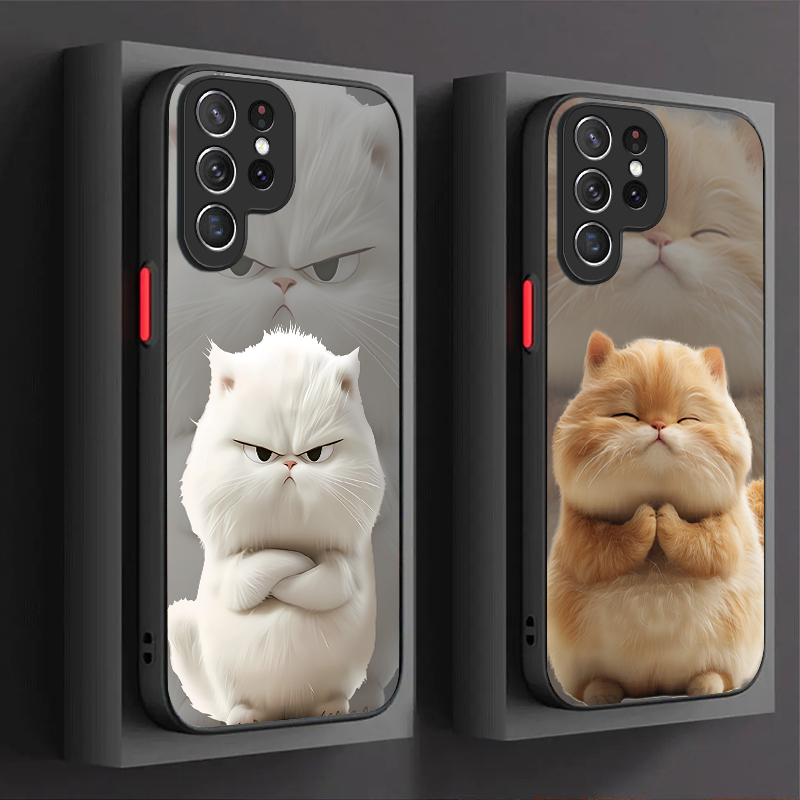 Angry Cat Couple Style Case fo - Samsung Galaxy A55 ulasan dan harga