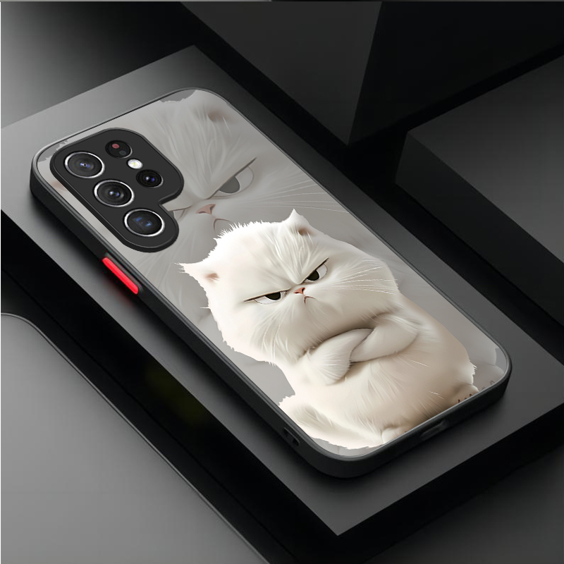 Angry Cat Couple Style Case fo - Samsung Galaxy A55 ulasan dan harga
