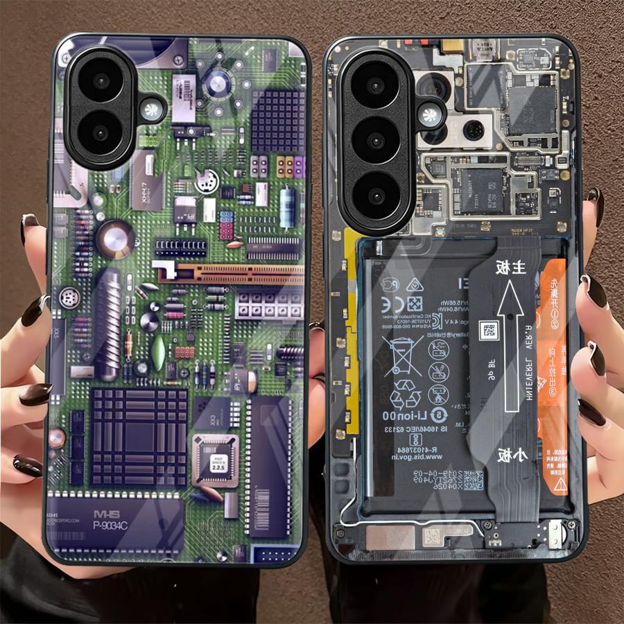 Glass Phone Cover Case for Sam - Samsung Galaxy A55 ulasan dan harga