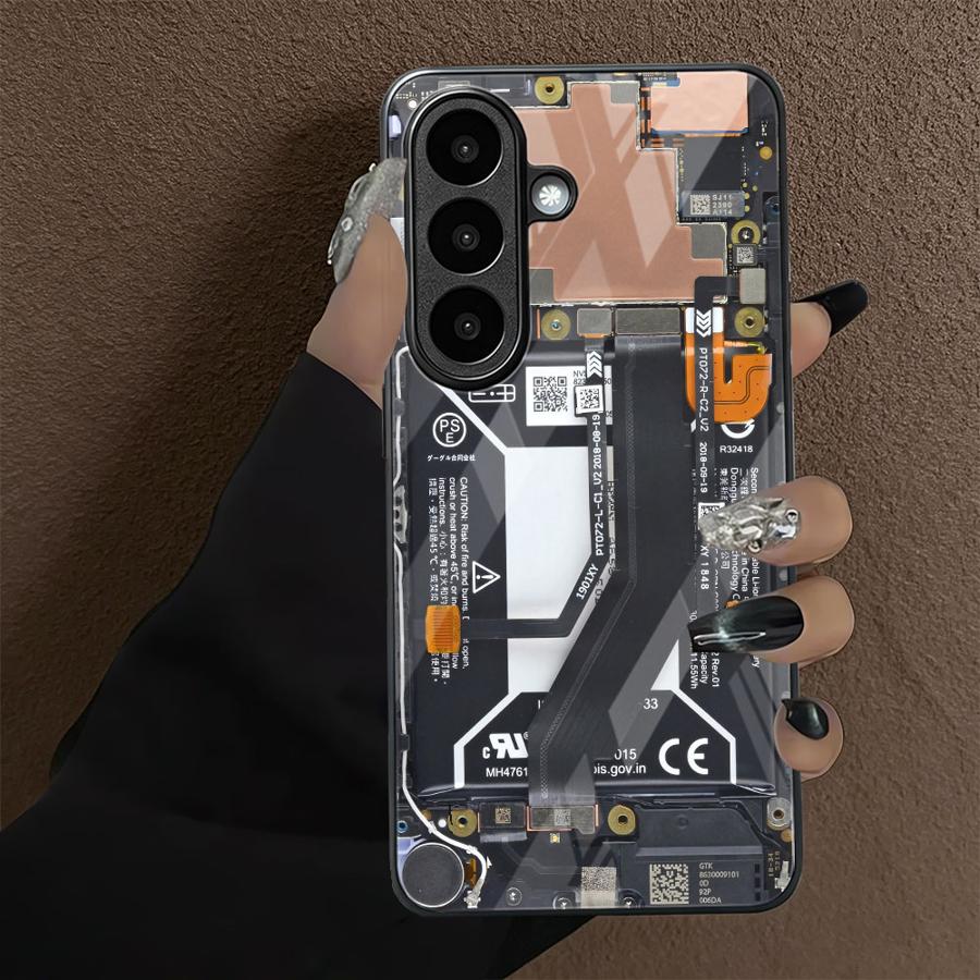 Glass Phone Cover Case for Sam - Samsung Galaxy A55 ulasan dan harga