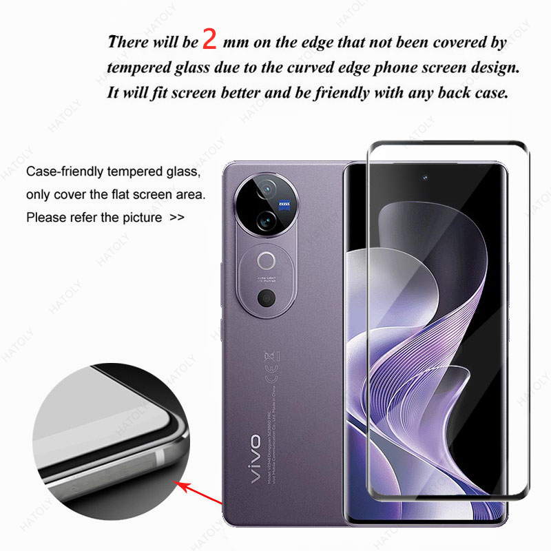 3D Full Glass For vivo V40 5G  - Vivo V40 ulasan dan harga