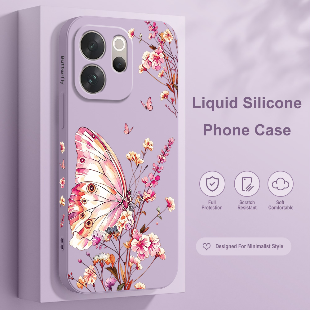 Butterfly Sprig Phone Case For - Vivo V40 ulasan dan harga