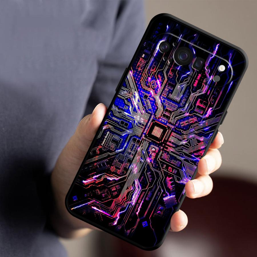 Retro Circuit Board Funda Phon - Google Pixel 9 ulasan dan harga