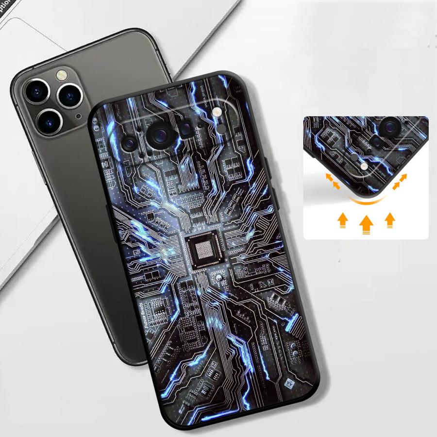 Retro Circuit Board Funda Phon - Google Pixel 9 ulasan dan harga