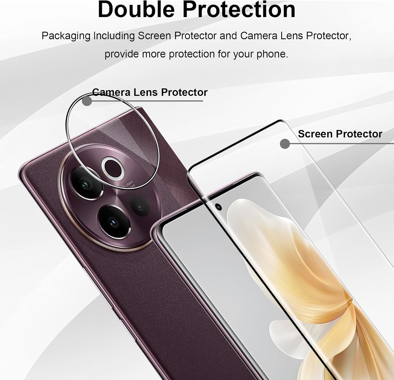 3D Curved 9H Tempered Glass Fo - Vivo V40 ulasan dan harga