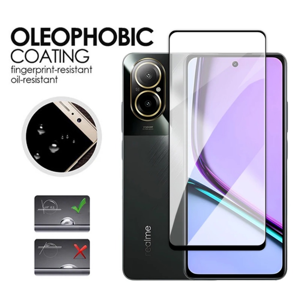 4in1 Tempered Glass For Realme - Realme C67 ulasan dan harga